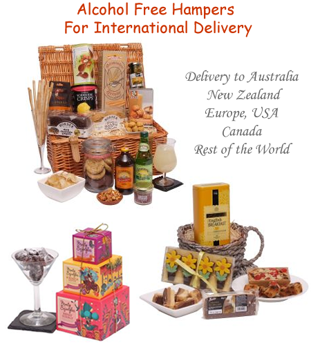 alcohol free hampers for overseas