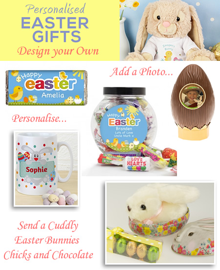 Personalised Hampers Easter Egg Hunt Gifts & Soft Toys