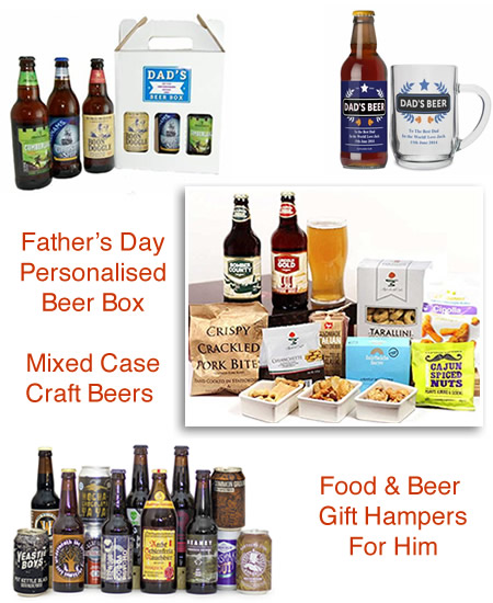 Craft beer hampers lager cases and real ale gifts for Fathers Day