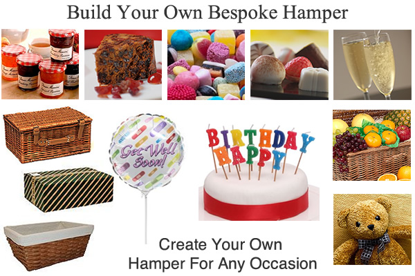 Create Your Own Bespoke Hampers for UK and Overseas