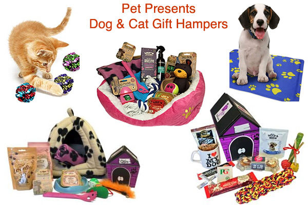 Cat and Dog Pet Hampers Treats and Toys